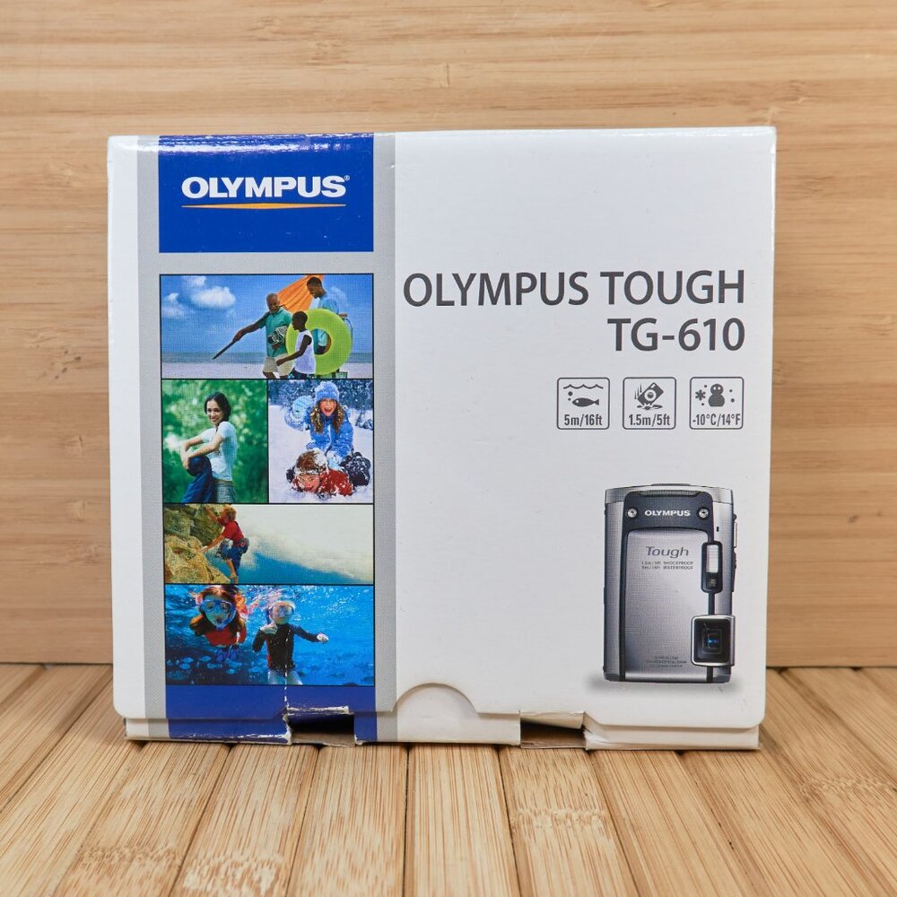 OLYMPUS Touch TG-610 14 mp Digital Camera with 5x Optical Zoom, Red